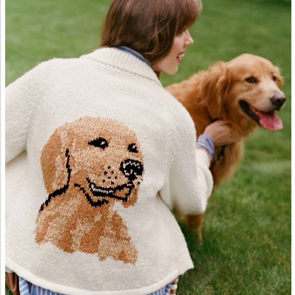 Anthropologie Sweaters - Anthropologie - Jesse Icon Dog Sweater Size Medium
